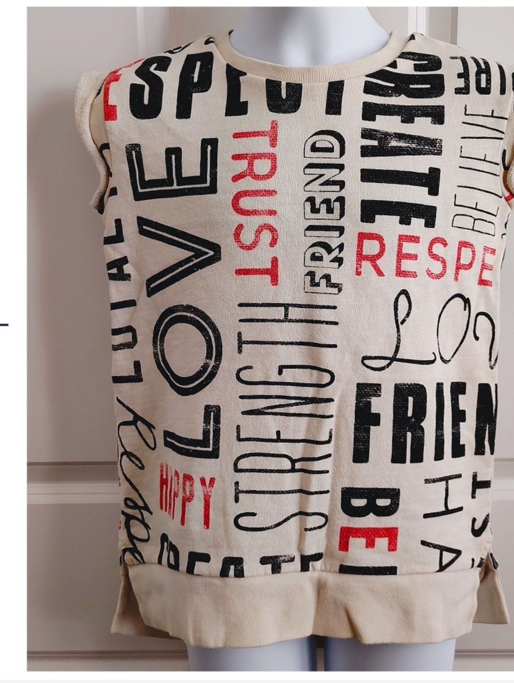 Gap x ED Affirmations Sleeveless Sweatshirt